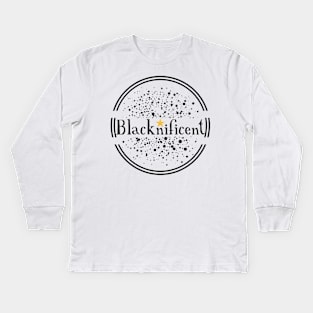 Blacknificent Kids Long Sleeve T-Shirt